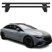 Menabo Dachträger Grundtäger für Mercedes EQE V295 2022-2025 75kg Alu Schwarz 2x