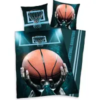 MCU Young Collection Basketball Renforcè Bettwäsche 80/80 cm + 135/200 cm mit Reißverschluss