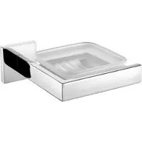 Kwc AR Seifenablage, CUBUS, Edelstahl, 147x54x135 mm, AP, hgl, Glasablage
