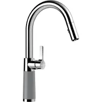 Schock Armatur SC-520 in CROMA mit Zugauslauf / CRISTALITE PLUS