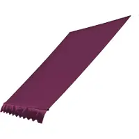 Quick Star Ersatzdach für Klemmmarkise 300 x 130 cm Bordeaux, Ersatzbezug Balkonmarkise, Balkon Sonnensegel Bezug