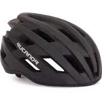 Rucanor Grav Fahrradhelm MTB und E-Bike Verstellbar Schwarz Größe 55-58 cm (M)