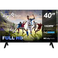 Smart Tech 40FH01K, 40 Zoll (10 cm) Full HD Smart-Fernseher. Netflix, YouTube, Prime Video, Disney+, Whale TV