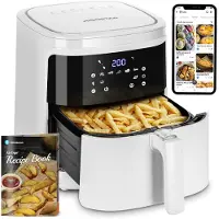 Aigostar - Air Fryer 7L 1900W, 5-in-1 ölfreie Fritteuse, 7 voreingestellte Funktionen mit LED-Bildschirm
