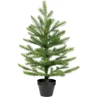Christmas Decoration Tannenbaum künstlich im Topf 60cm Grün