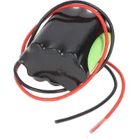 AccuCell Notleuchtenakku NiMH 12V 800mAh mit 300mm Kabel ersetzt RPower 20109 LEX, 44,2 x 29,1mm