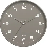Karlsson - Wanduhr Orgullo - Dunkelgrau - Ø40cm