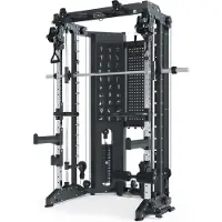 S3 ATLETICA Raven | Multipresse | Kabelzug mit 1:1 oder 1:2 Übersetzung | All-In-One Kraftstation | separater Ruderzug mit 1:1 | 2 x 90 kg Gewichtsblock