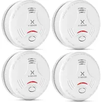 X-Sense SD11 Rauchmelder - 4 Rauchdetektoren - 10-Jahres-Batterie -