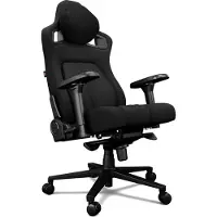 Yumisu 2055 Magnetic Gaming Stuhl Black Stoff Verstärkte Stahlkonstruktion, Höhenverstellbar, bis 180kg Belastbar - Bürostuhl PC Sessel