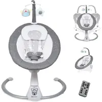 Babygo Elektrische Babywippe Homey, grau