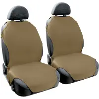 Lampa T-Shirt Elastische Autositzbezüge Paar Beige
