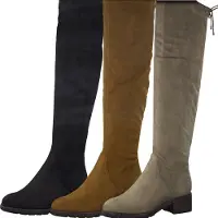 Tamaris Damen Stiefel Langschaft Stretchschaft 1-25507-27, Größe:38 EU, Farbe:Grau