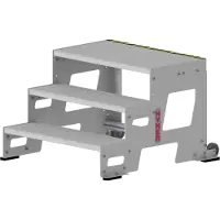Hymer Industrietritt Grundmodul mit Alu-Profilstufen 0,8m Stufenbreite 3 Stufen