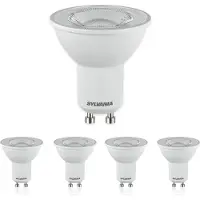 Sylvania GU10 LED Neutralweiß 4W | 50W Ersatz | 5er Pack | 4000K Leuchtmittel | 345 lm Spot | 36° Abstrahlwinkel