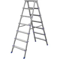 Werner Stufenstehleiter zweiseitig begehbar 2x7 Stufen