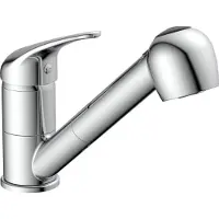 Schutte Küchenarmatur SUPRA mit Geschirrbrause, Wasserhahn Küche Chrom