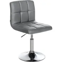 CLP Palma Lounger V2 Kunstleder Lounger höhenverstellbar und drehbar. grau
