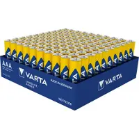 Varta Batterie Alkaline, Micro, AAA, LR03, 1,5V Longlife Power, Tray (100-Pack)