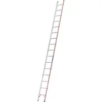 Hymer Sprossenanlegeleiter, 16 Sprossen, Länge 4,69 m, Reichhöhe 5,53 m, Gewicht 8,0 kg