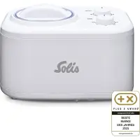 Solis Gelatissima Eismaschine, Kompressor, 1 Liter Eis, Rezeptbuch, 3 Modi
