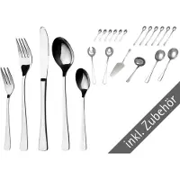 Gräwe Tafelbesteck 48-teilig - Material aus Edelstahl 18% Chromstahl, spülmaschinengeeignet