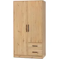 Masseno Drehtürenschrank VANO 100/190/56cm 2-türig Eiche Artisan