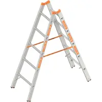 Layher Topic 1039 Sprossenstehleiter 2x5 Sprossen