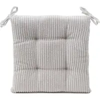 Gozze Sitzkissen ANAFI LBH 40x40x6 cm silber Bodenkissen Sitzsack