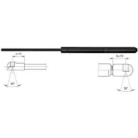 METZGER 2110104 Gasfeder Heckklappendämpfer für VW POLO (9N) 500mm