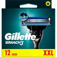 Procter & Gamble Gillette Rasierklingen, Mach3, 12 St