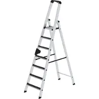 Proregal Stufen-Stehleiter einseitig begehbar mit clip-step R13 7 Stufen
