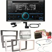 Kenwood DPX-7300DAB Bluetooth DAB Einbauset für Opel Astra H Corsa D Zafira B Antara