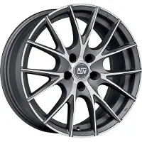 MSW Alufelge 25 9X18 5X110 Et 34 Matt Titanium Full Polished