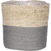Edelman Dekorativer Aufbewahrungskorb Rachel 16 cm grau