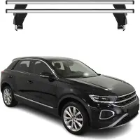 Menabo Dachträger Grundtäger für VW T-Roc 2017-2025 50kg Aluminium Silber 2 tlg