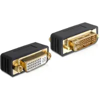 DeLOCK 65298, DVI-I, DVI 24+5 Female, Schwarz
