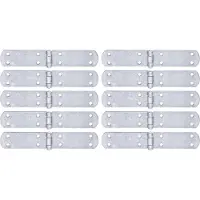 Alberts 862374 Ladenband, gerade, Abschluss gerade, galvanisch blau verzinkt, Rolle Ø14 mm, Größe 400 x 30 mm, 10er Set