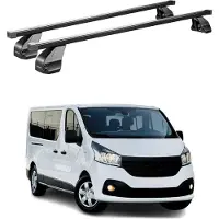 Menabo Dachträger Grundtäger für Opel Combo D 2011-2018 75kg Stahl Schwarz 2 tlg