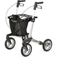Sunrise Medical Leichtgewicht-Rollator für den Innen - und Outdoor Bereich mit kompaktem Rahmen, 64 cm Sitzhöhe