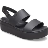 Crocs Sandalen Brooklyn Low Wedge W 206453 Schwarz