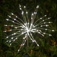 Inda Solarlampe Terrasse Weihnachtsbeleuchtung Gartenstecker LED 90LED