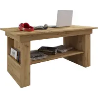 VCM Holz Couchtisch schlicht | Maße ca. H. 52 x B. 115 x T. 58 cm | Wohnzimmertisch - Kobila