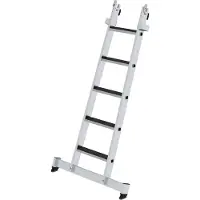 Proregal Stufen-Glasreinigerleiter Unterteil nivello-Traverse & clip-step R13 5 Stufen