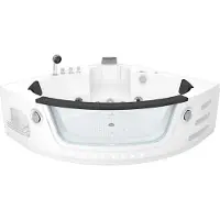 AcquaVapore Whirlpool Pool Badewanne Wanne W05H-TH-SC 140x140cm