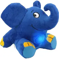 Ansmann LED Nachtlicht Elefant Kuscheltier inkl. Batterien & Musik Funktion