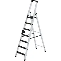 MUNK Günzburger Steigtechnik MUNK Stehleiter mit clip-step R13 250kg, 7 Stufen