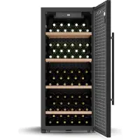 Klarstein Weinkühlschrank CellarMax | 114 Flaschen | Kompressor | Energieeffizienz E Schwarz