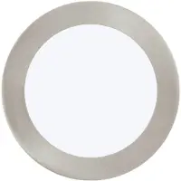 Eglo 64615 FUEVA 1 PRO LED Leuchtspot 10,5W Ø170mm Nickel-Matt Weiss Warmweiss