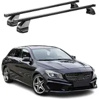 Menabo Dachträger Grundtäger für Mercedes CLA X117 2015-2019 75kg Stahl Schwarz